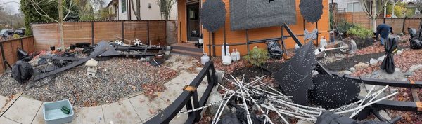 Storm damage before the rebuild